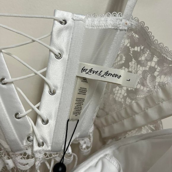 For Love and Lemons Chantilly Lace Bustier - Picture 4 of 4